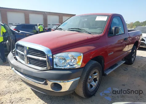 2008 Dodge Ram 1500 St/Sxt из США, поврежденный, VIN 1D7HA16KX8J198547